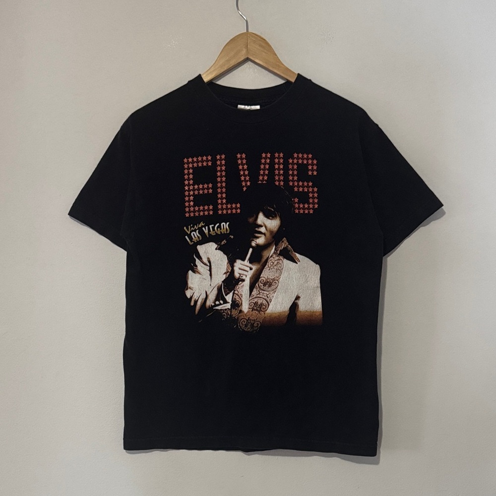 Vintage Elvis Las Vegas T-Shirt / Medium / 2002 / Made In USA